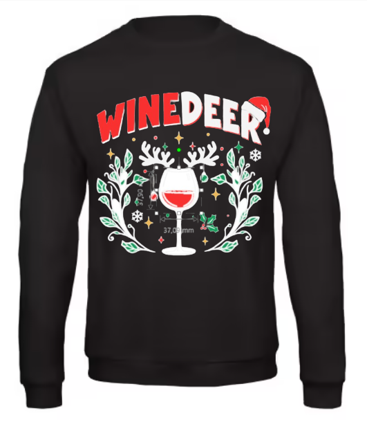 Kersttrui Winedeer dames