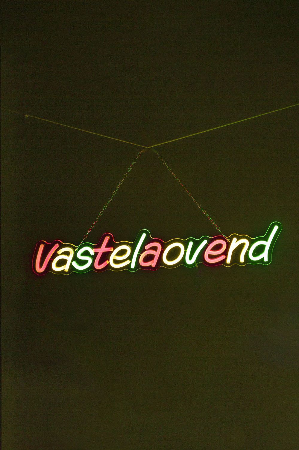UITVERKOOP!!! LED neon sign VASTELAOVEND
