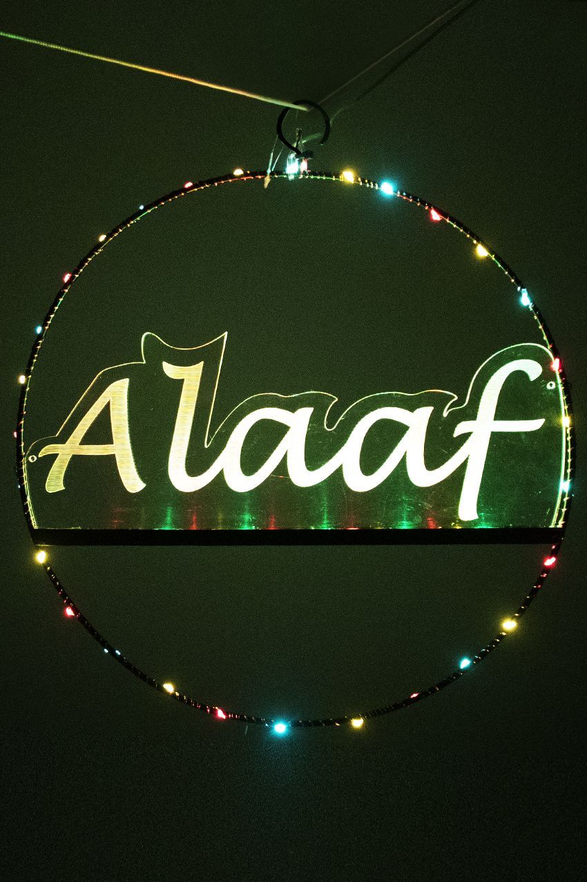UITVERKOOP!!! Raam-deur cirkel ALAAF verlicht