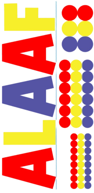Herbruikbare raamsticker ALAAF (groot)