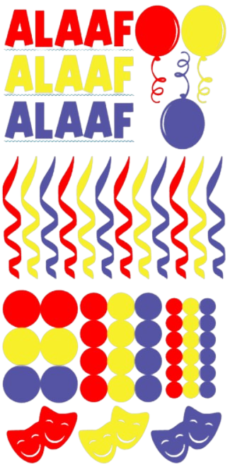 Herbruikbare raamsticker ALAAF