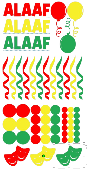 Herbruikbare raamsticker ALAAF