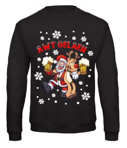 Foute Kersttrui Awt Gelaen heren