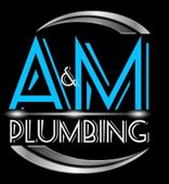 a and m plumbing logo