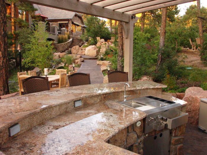 stone outdoor kitchen countertops memphis