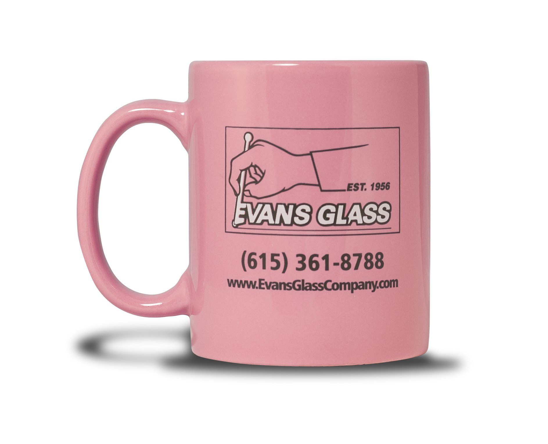 Pink mug with 