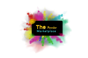 Colorful powder explosion with 