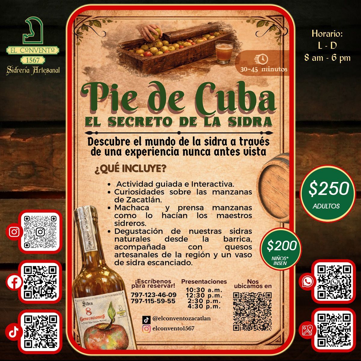 Machacado de Manzana “Pie de Cuba”