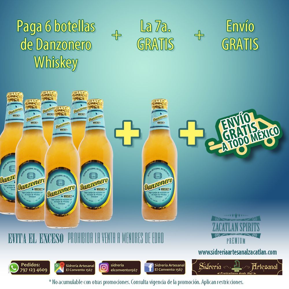6 Danzoneros Whiskey