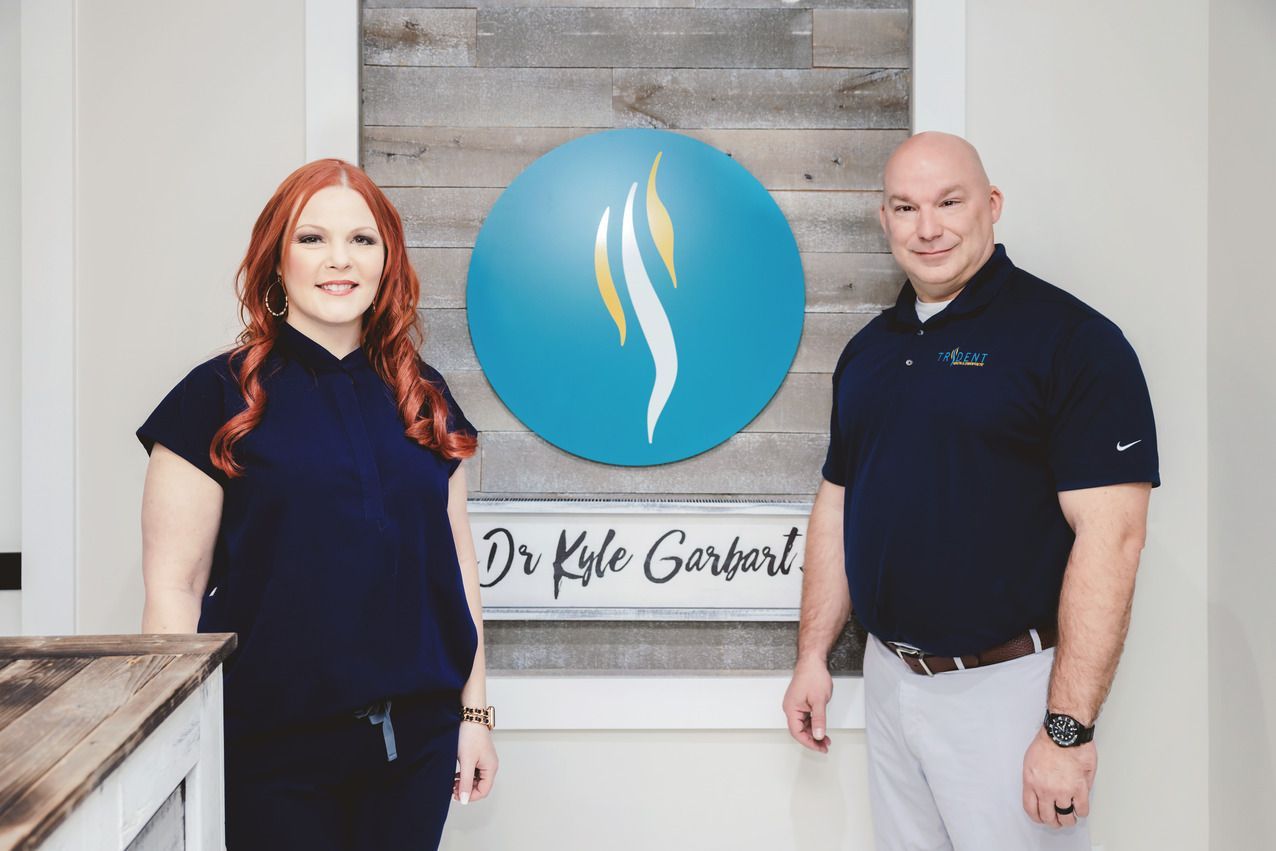 Dr. Kyle Garbart with a team member