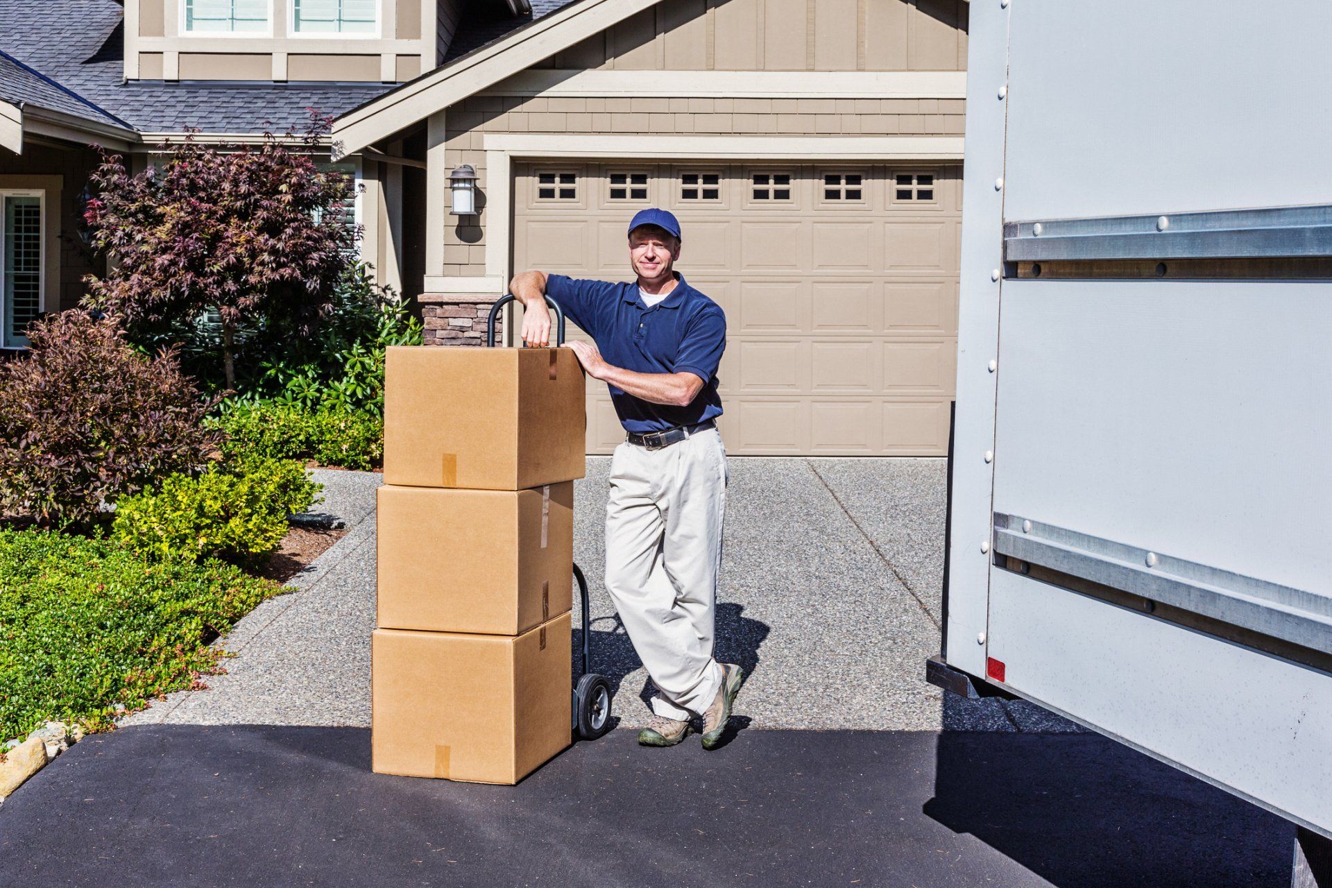 Delivery Man Standing - Yaphank, NY - Certified Van Service