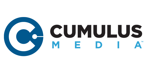 Cumulus Media logo with blue C icon and black-and-blue text