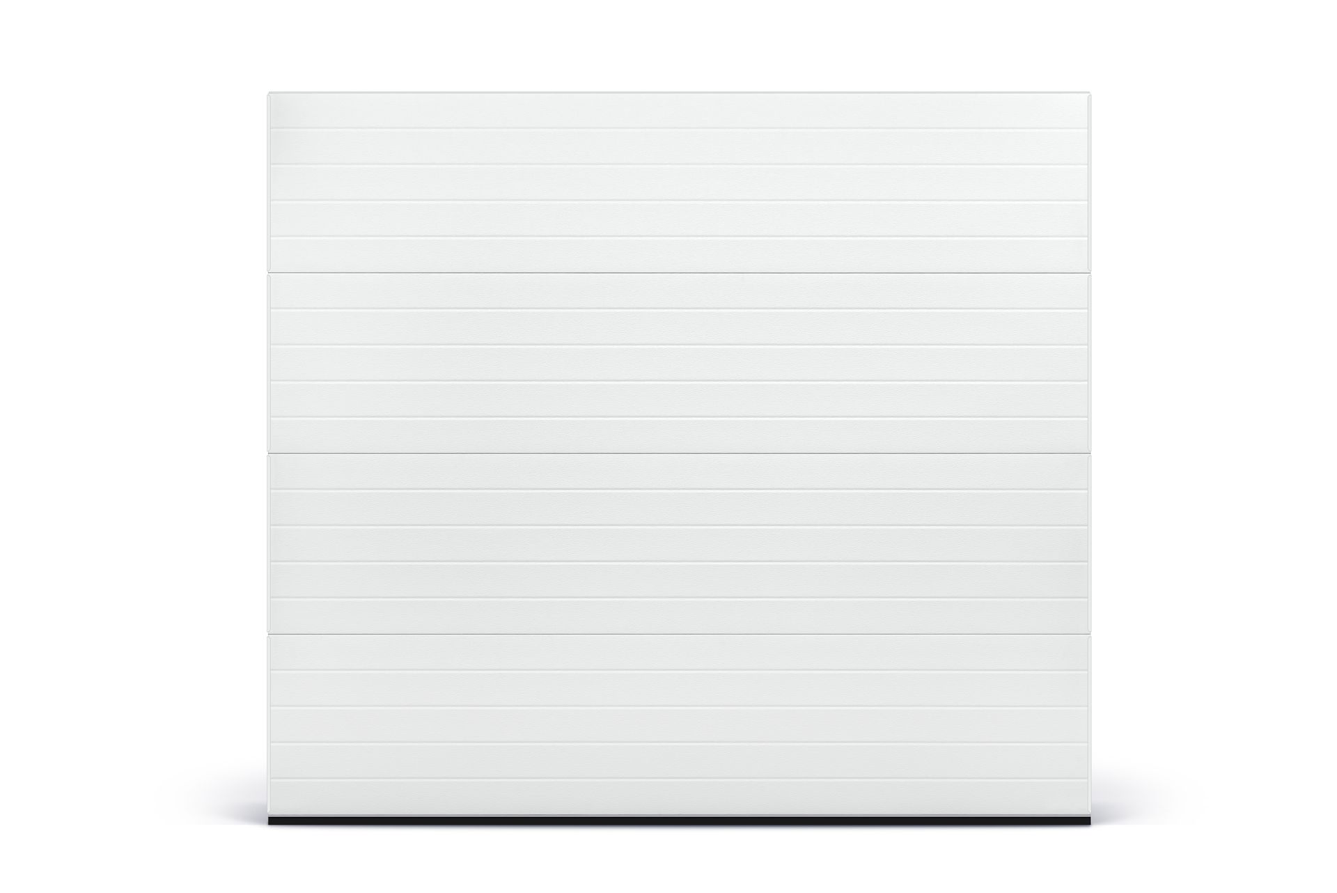 A white sheet of paper with lines on it on a white background.