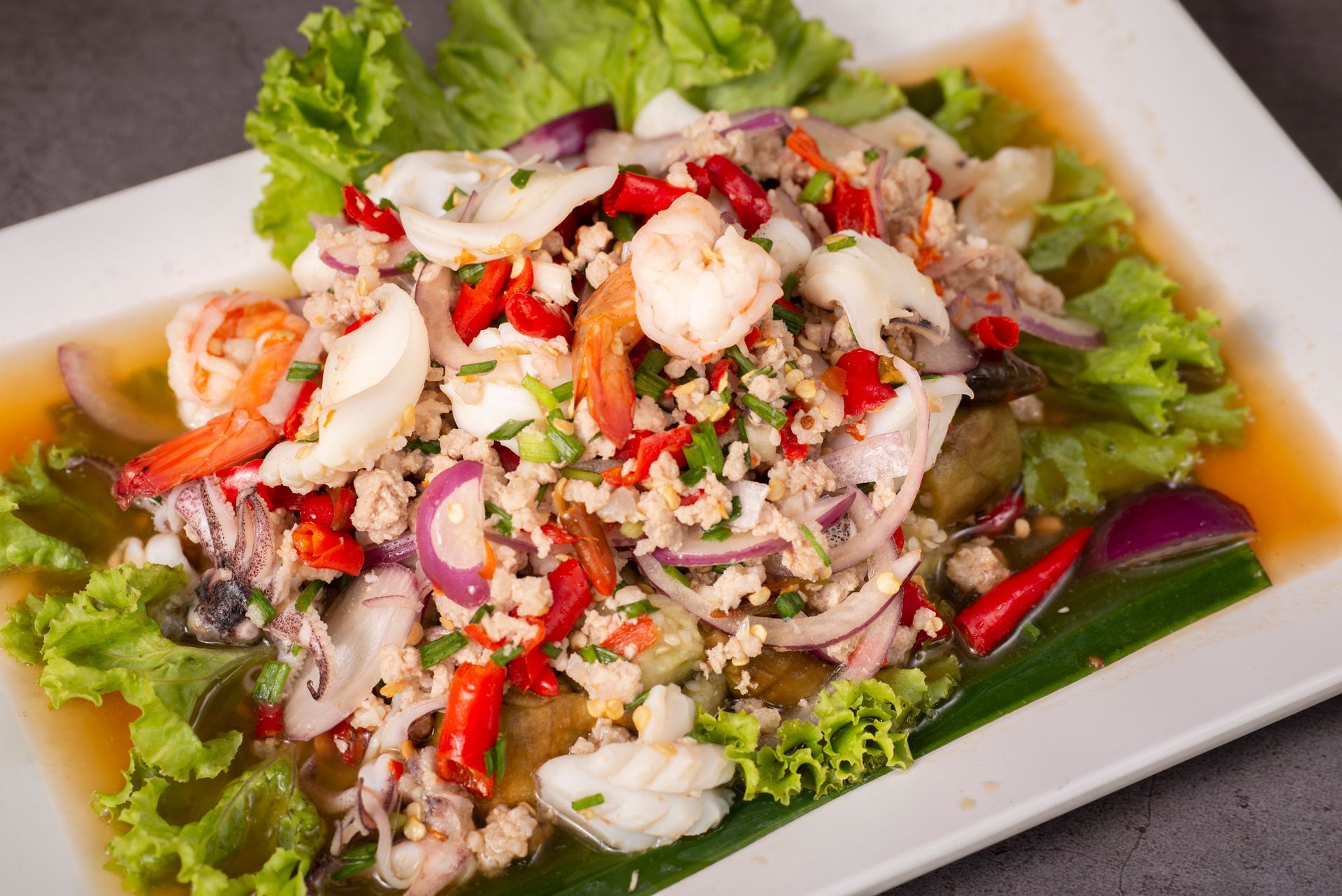 Squid Shrimp Salad | Anchorage, AK | Pho' Vietnam