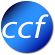 Un icono circular azul con las letras minúsculas blancas 