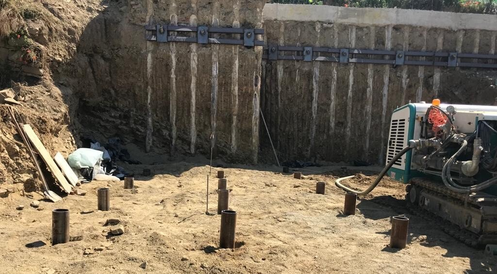 Micropali di fondazione | Paratia di micropali tirantata | Berlinese | tiranti