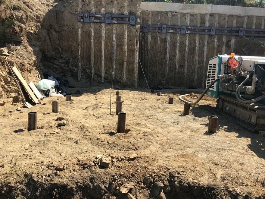 Micropali di fondazione | Paratia di micropali tirantata | Berlinese | tiranti