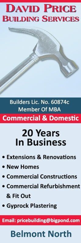 David Price Building Services  - Belmont North, NSW - Price Building Services