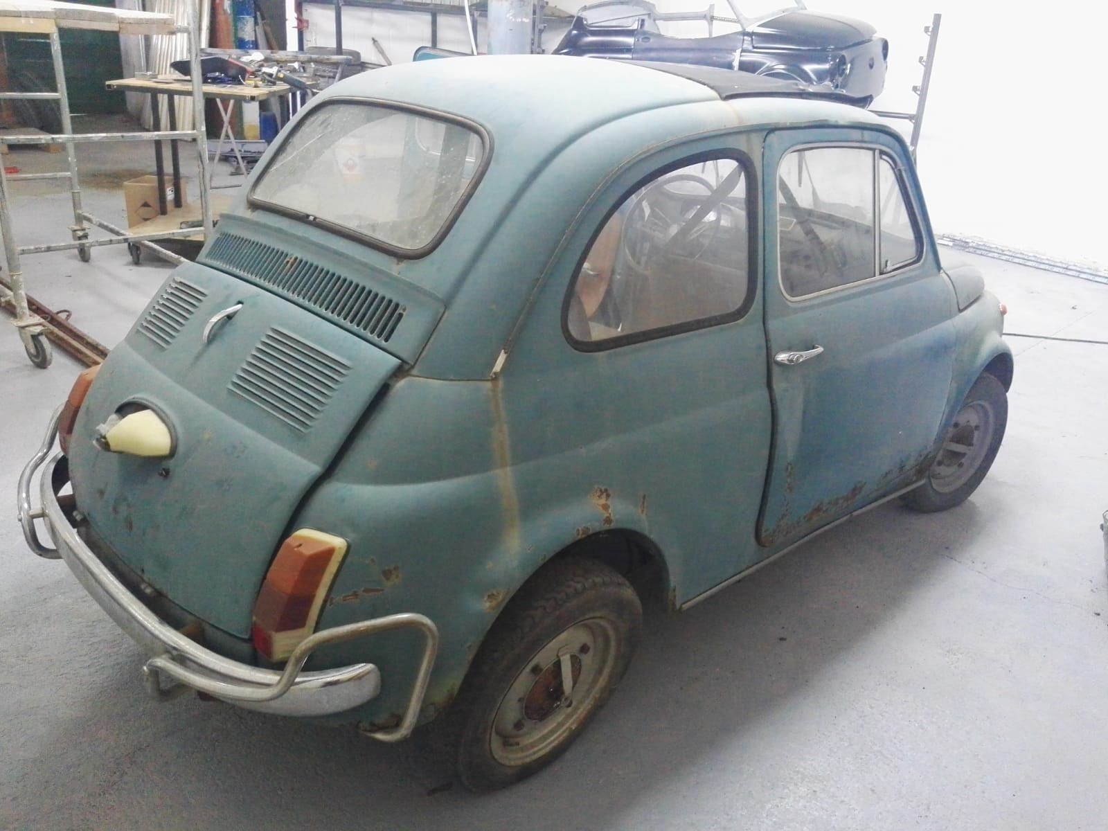 fiat 500 da restuarare