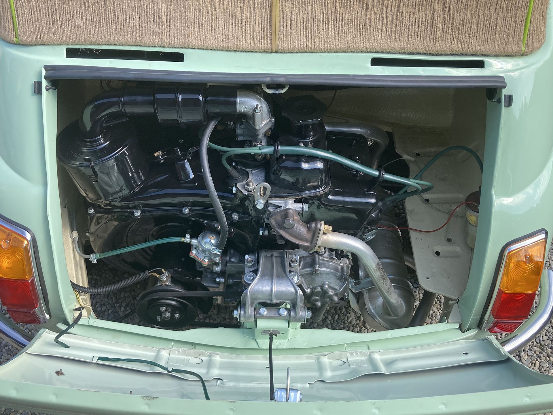 fiat 500 spiaggina verde