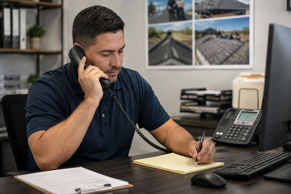 Roofing service appointment for replacement planning in Atwater