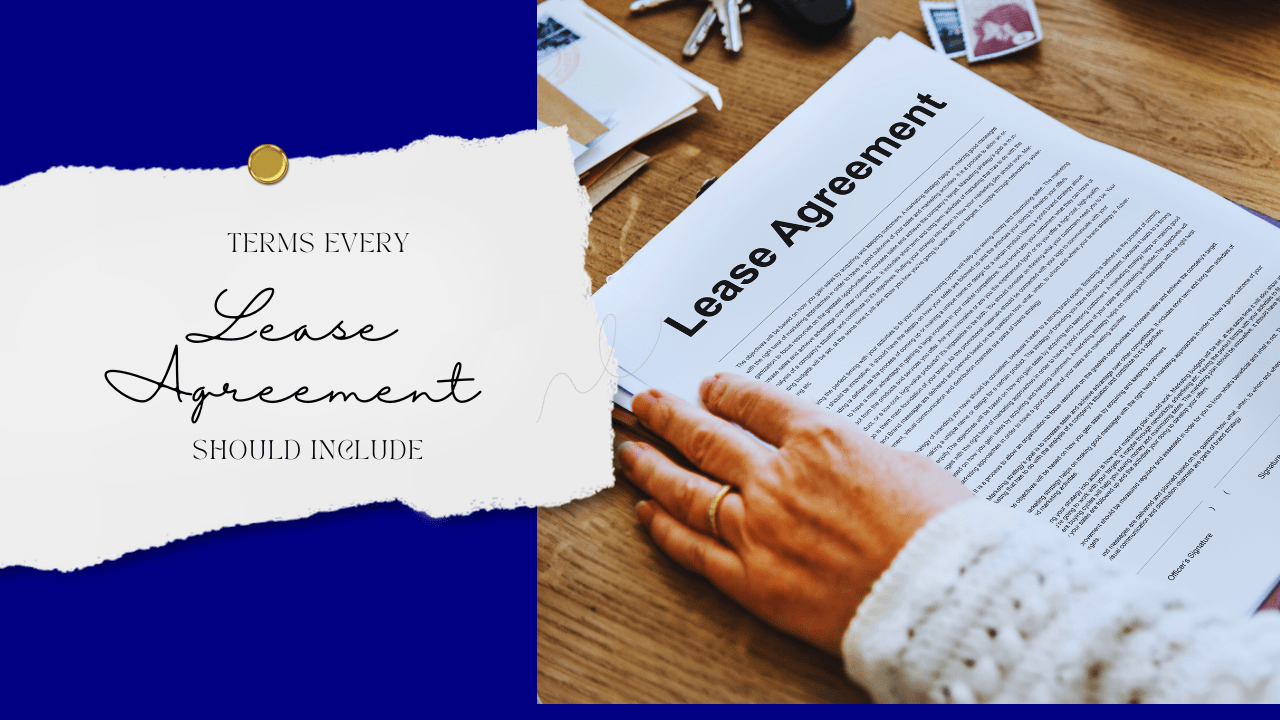 Terms Every Lease Agreement in California Should Include - Article Banner