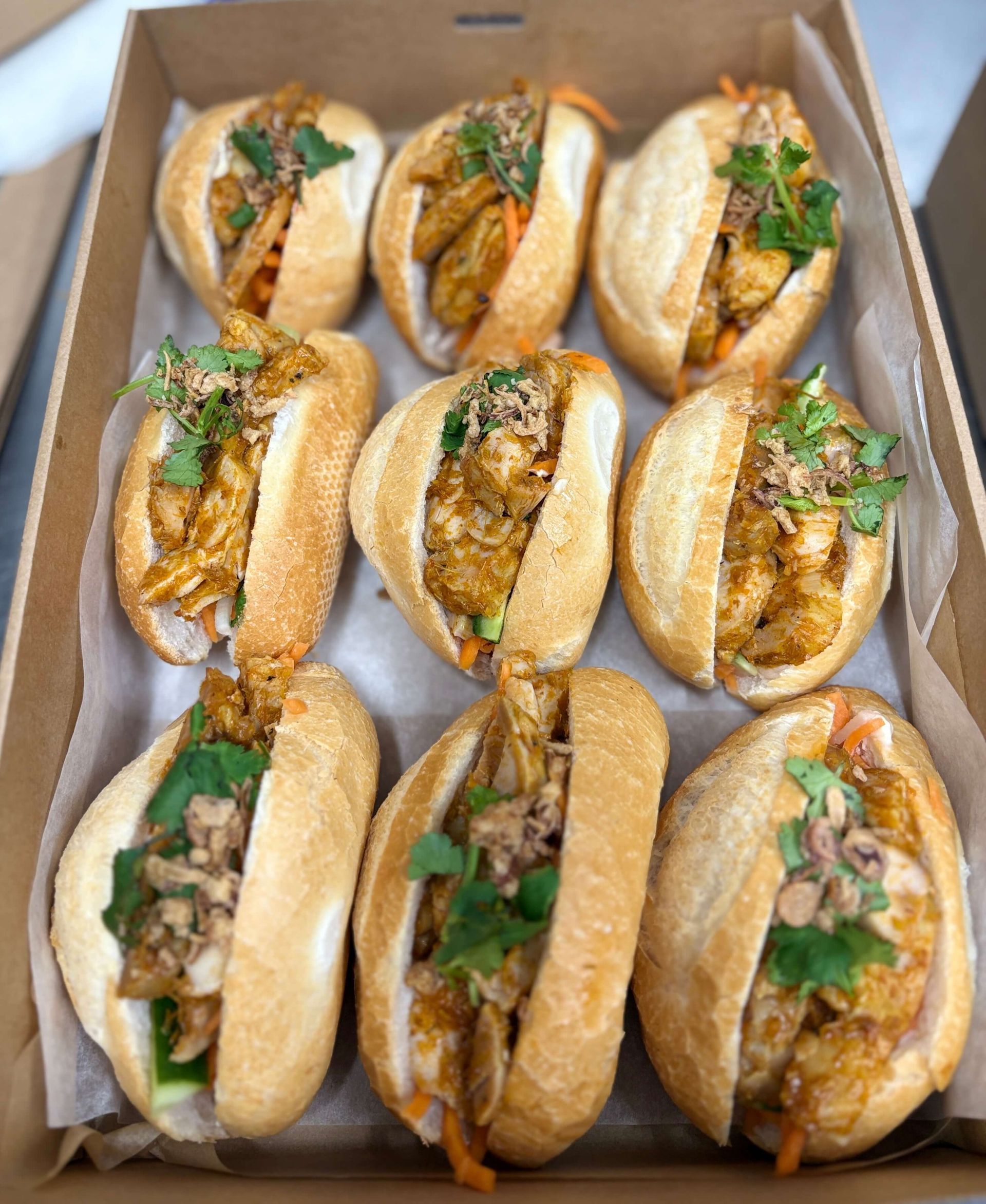 Vietnamese mini banh mi catering platter Melbourne