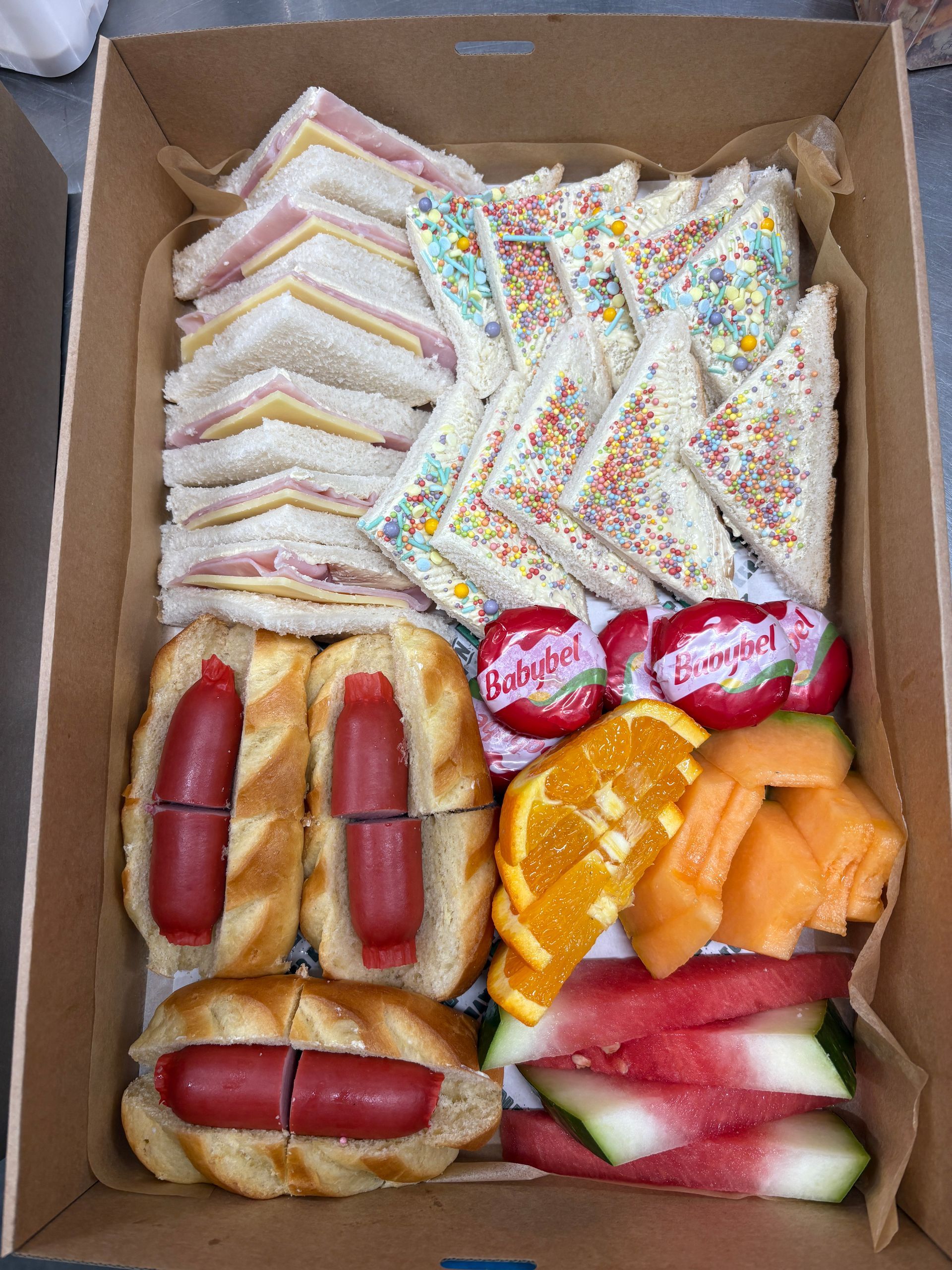 Kids grazing platter catering for parties