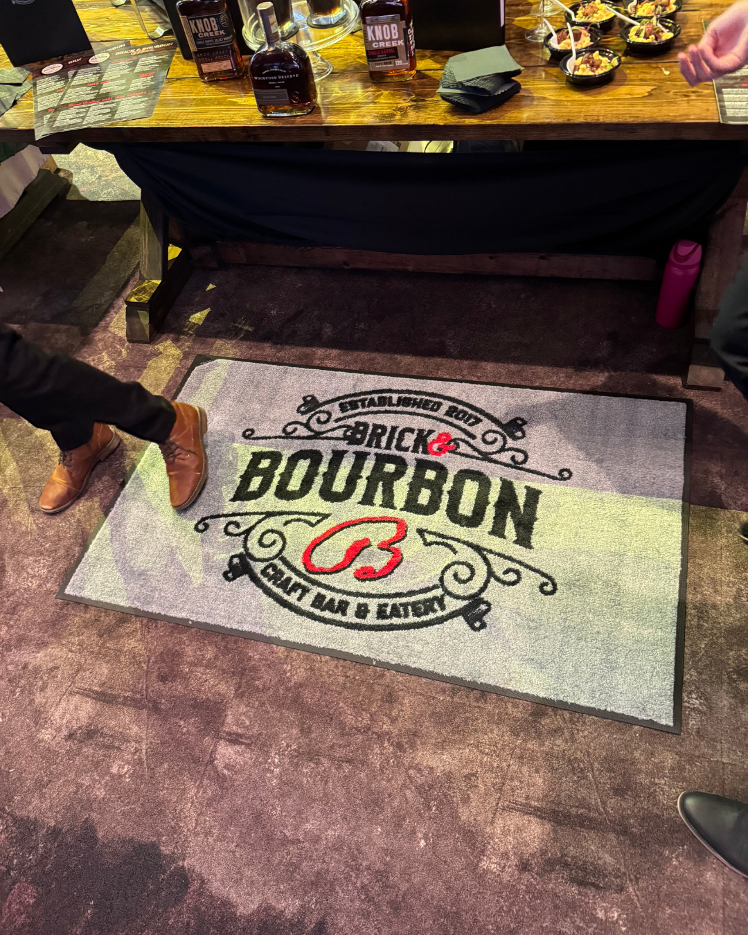 Brick and Bourbon Custom Mat