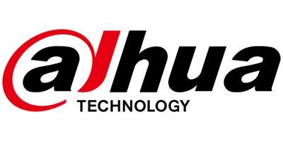 Le logo de Dahua Technology présente le mot « alhua » en minuscules, en caractères noirs gras, avec un trait rouge entourant le « a ».