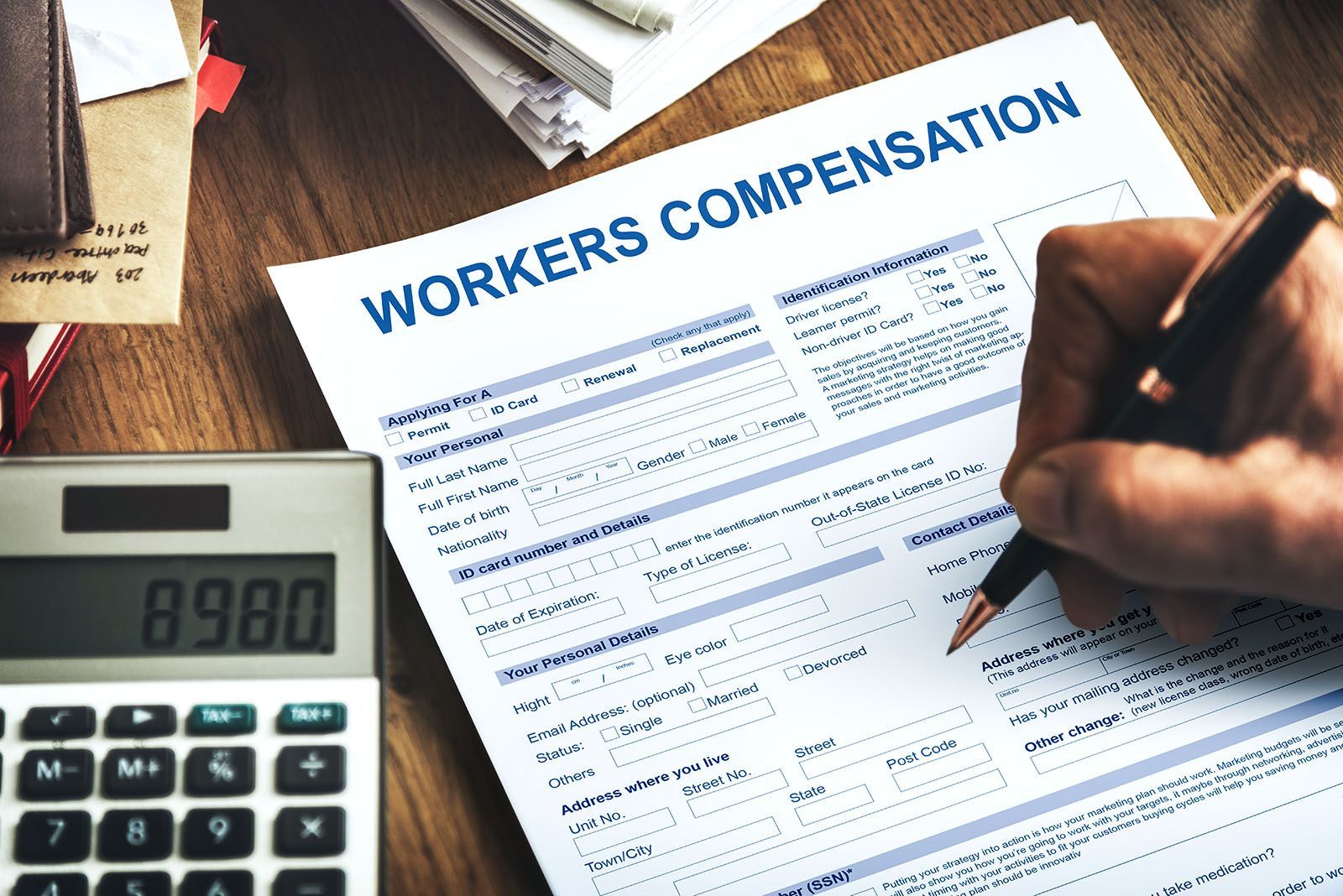 Workers Compensation forms