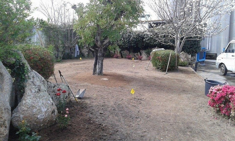 intervento per realizzazione giardini in Sardegna