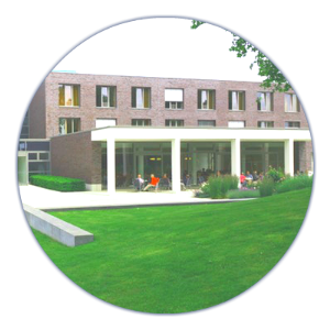 A large brick building with a lot of windows