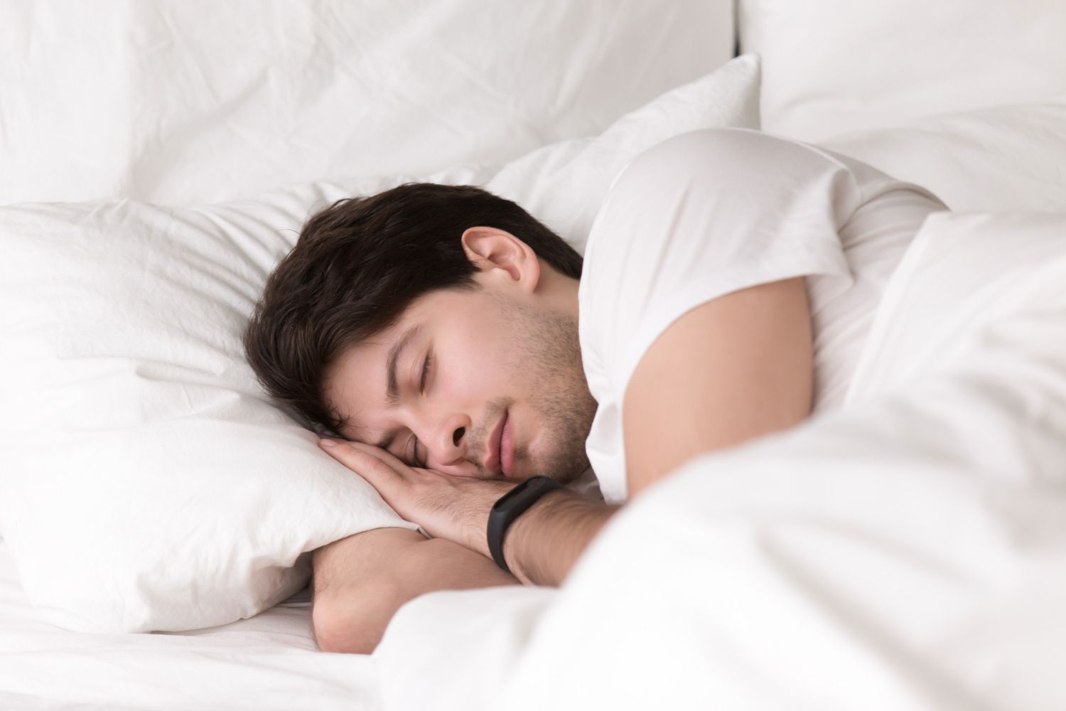 man sleeping