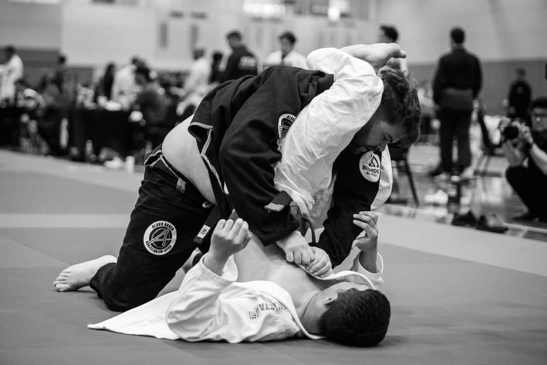 Grappling on the mats at Bushido Academy Moorabbin