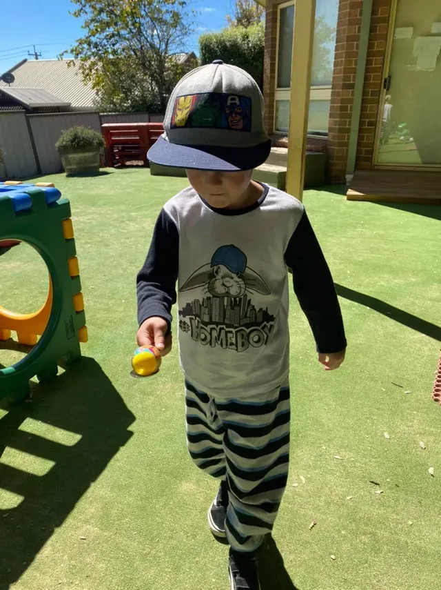 Boy with Marvel Hat — Goulburn, NSW — River Heights Child Care Centre
