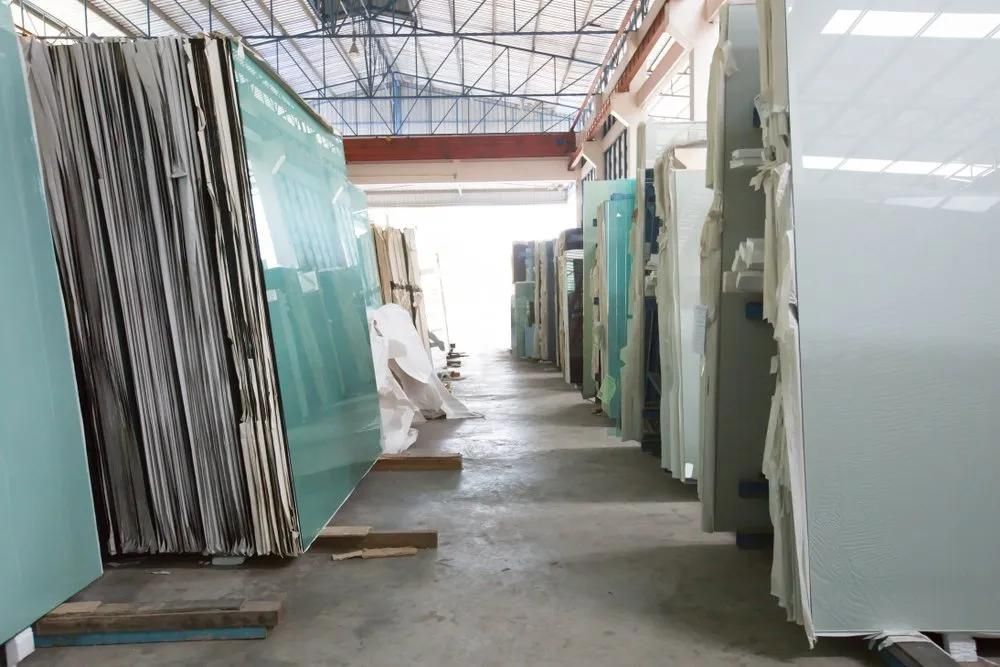 A Warehouse Filled with Lots of Different Types of Glass — City Glass Newcastle in Jewells, NSW