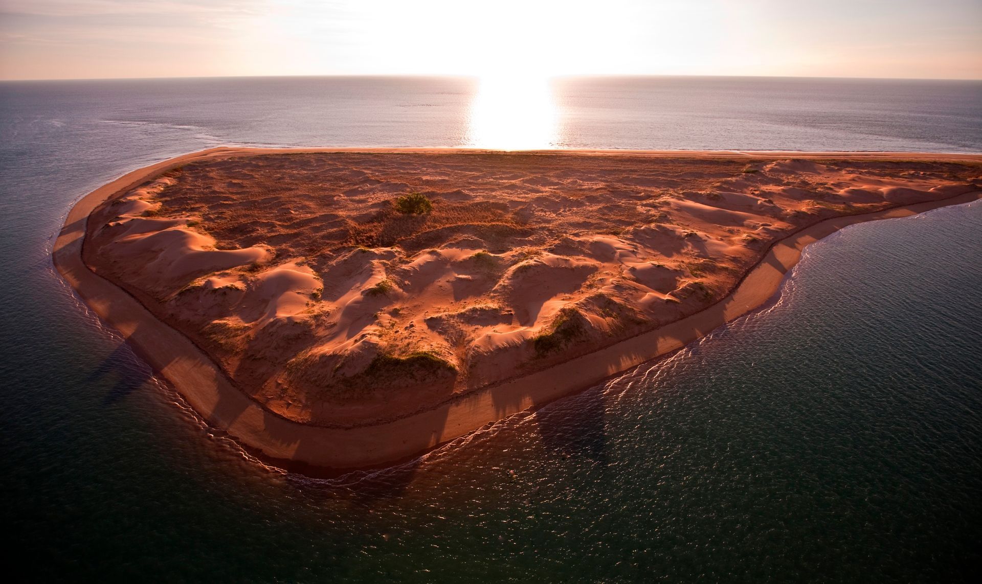 Aerial Bare Sand