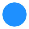 Blue circle.