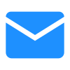 Blue envelope icon.