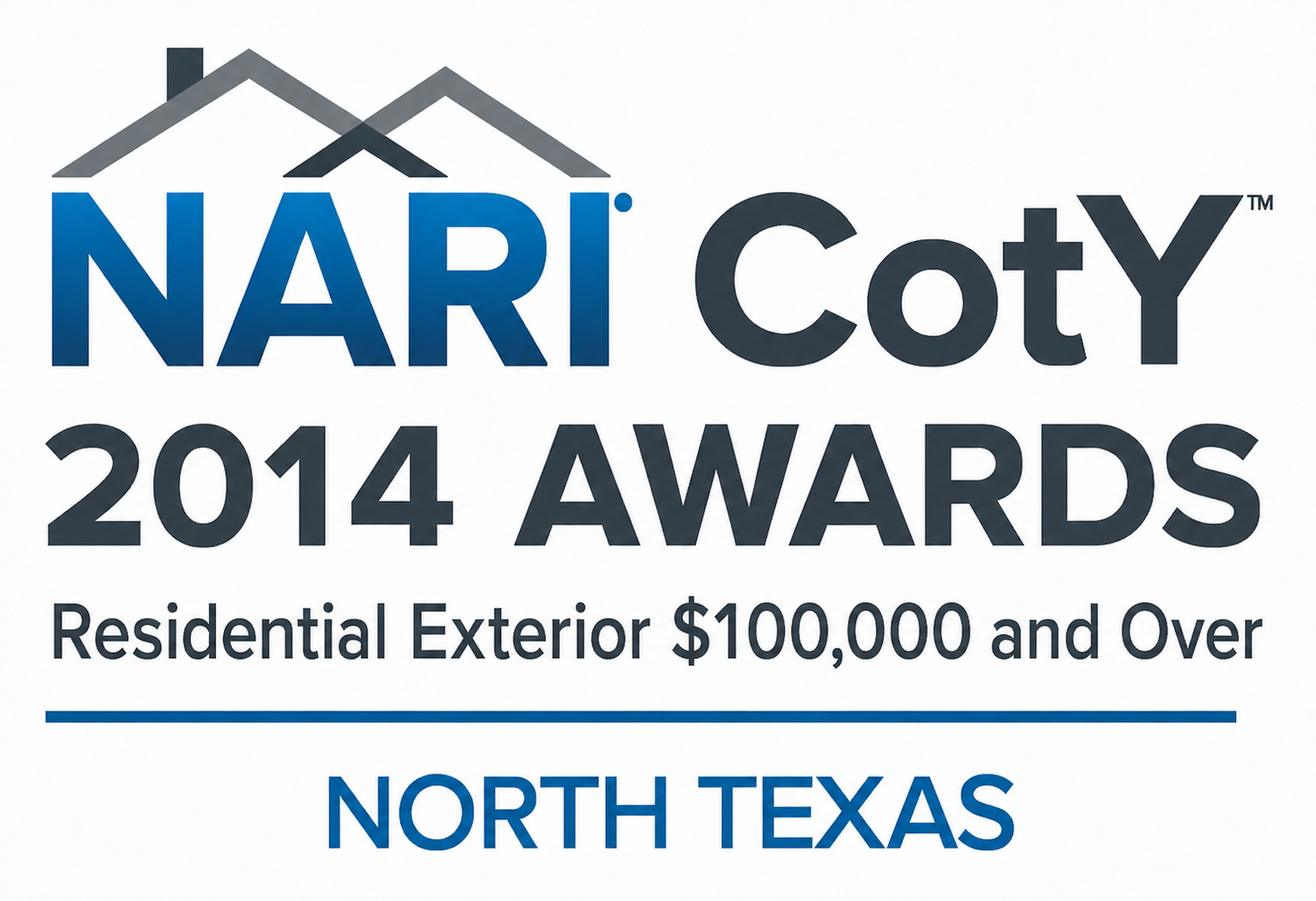 Logo for NARI North Texas: blue