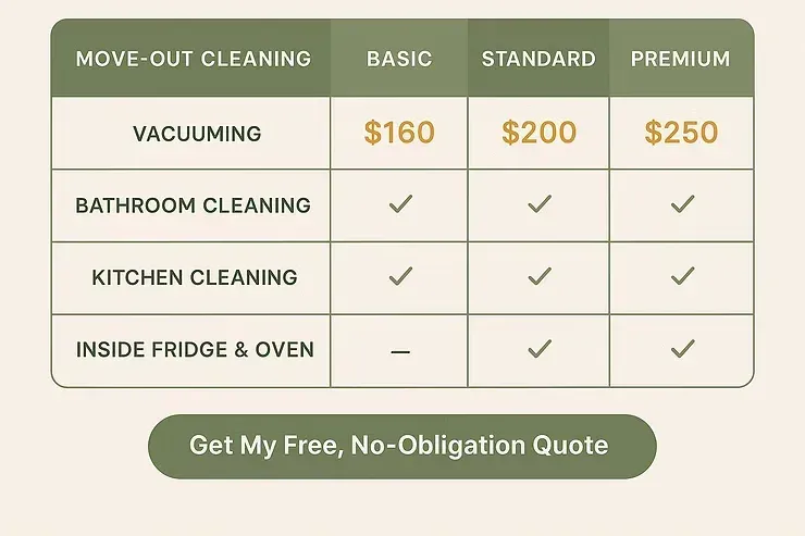 Flowchart of questions for choosing an AirBnB cleaner, ending with “FINISH”