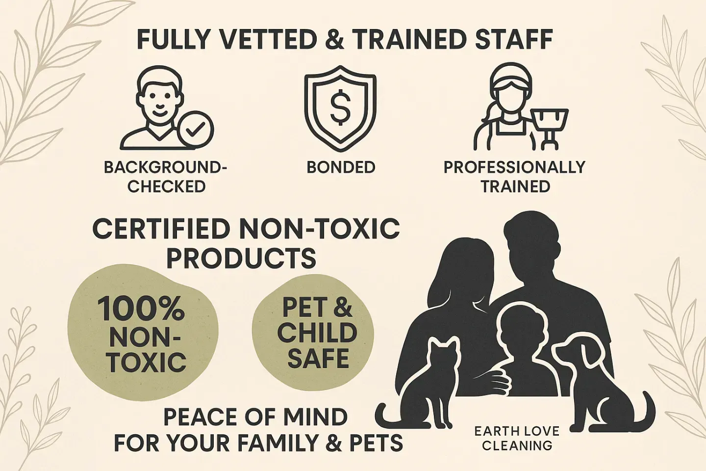 Trusted Eco-Friendly Cleaning with Vetted Staff