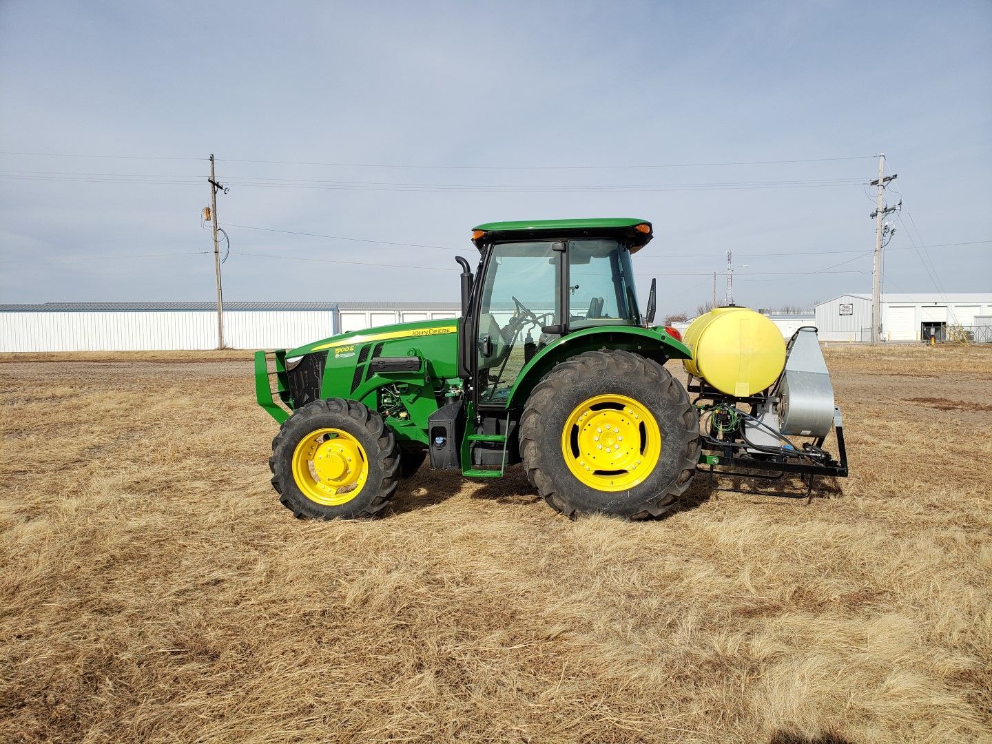 mist sprayer on tractor