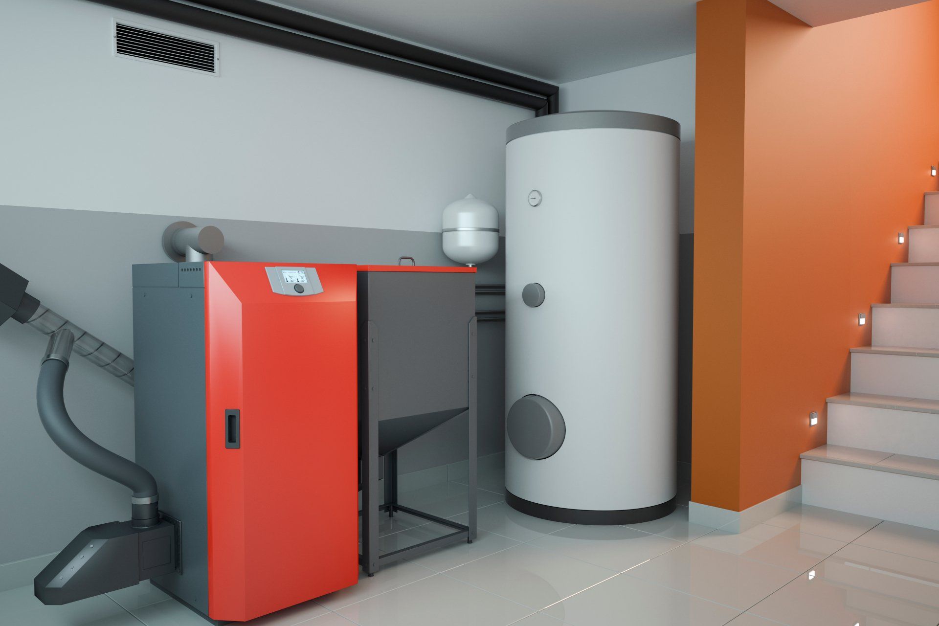 Photo of a furnace and boiler unit in Youngstown, Ohio