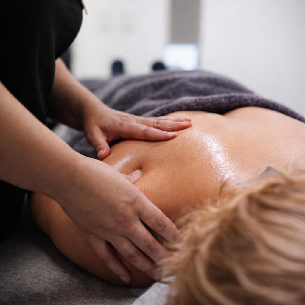 Physiotherapist performing cupping therapy at Active Balance Physio & Wellness