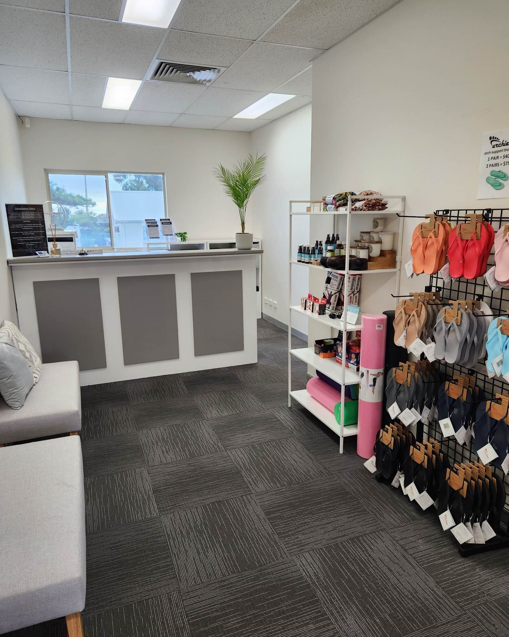 Reception at Active Balance Physio & Wellness