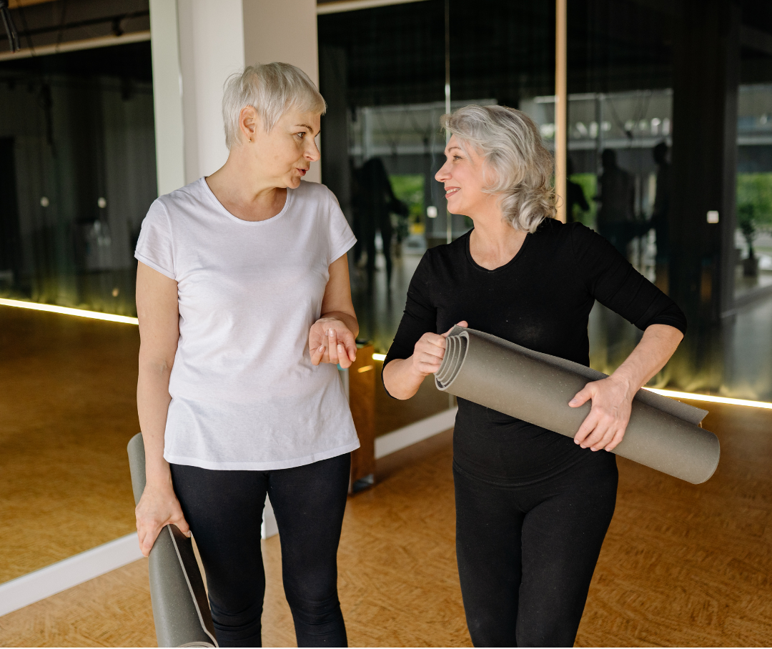 older women exercising 
