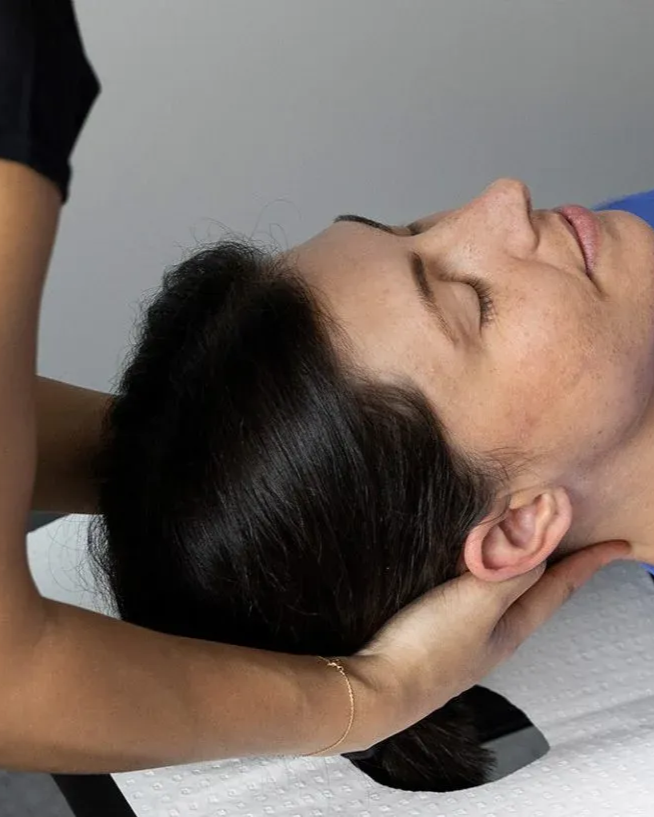 physiotherapist performing vestibular assessment for bppv