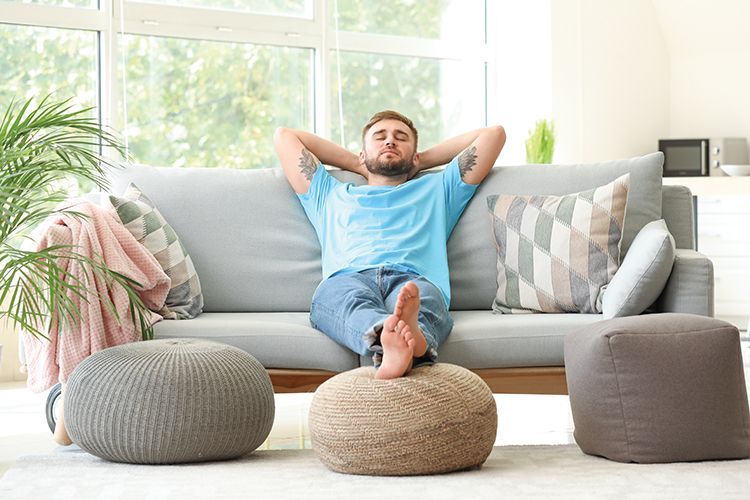 person resting